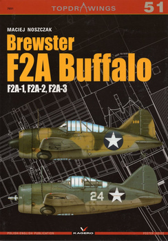 Brewster F2A Buffalo - Kagero Topdrawings No. 51