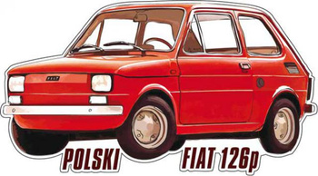 Magnes - Samochód Polski Fiat 126p