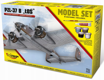 Mirage 872092 Model 1:72 - Polski Samolot Bombowy PZL-37B ŁOŚ