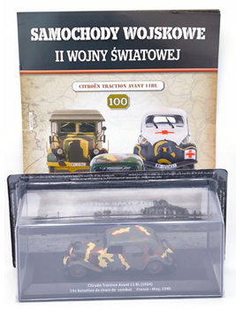 Citroen Traction Avant 11 BL - 1:43 Samochody wojskowe II wojny światowej nr 100