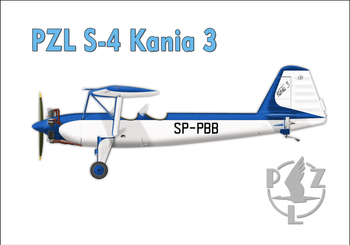 Magnes - Samolot PZL S-4 Kania 3