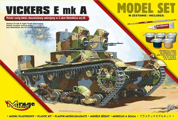 Mirage 835099 Model 1:35 - Polski czołg lekki VICKERS E mk A dwuwieżowy