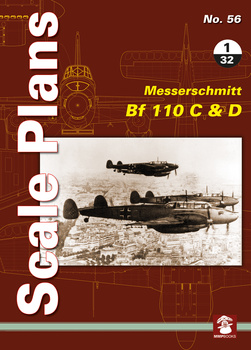 Scale Plans No. 56 - Messerschmitt Bf 110 C & D 1/32