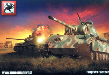 Pocztówka - Czołg Pz. Kpfw. V Panther