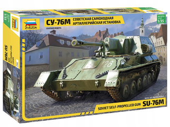 Zvezda 3662 - 1:35 Radzieckie działo samobieżne SU-76M