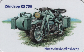 Magnes - Niemiecki motocykl wojskowy Zundapp KS 750