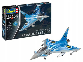 Revell 03818 - 1:72 Samolot Eurofighter Typhoon Bavarian Tiger 2021