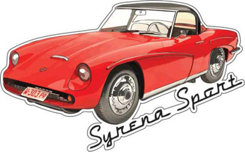 Magnes - Samochód Syrena Sport
