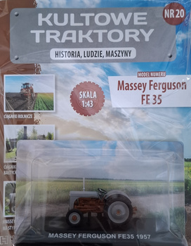 Hachette 1:43 - Kultowe Traktory nr 20 - Massey Ferguson FE 35