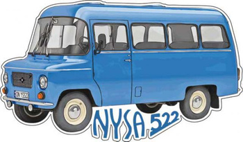 Magnes - Samochód Nysa 522 (niebieska)