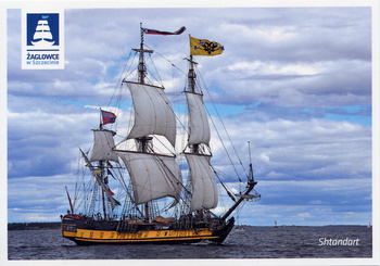 Pocztówka - Żaglowiec SHTANDART