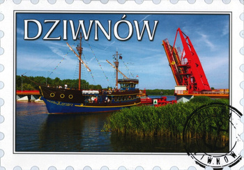 Pocztówka - Statek wycieczkowy KORSARZ - Dziwnów