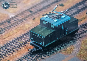 Pocztówka - Fragment makiety kolejowej w Muzeum w Jaworzynie Śląskiej