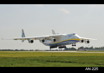 Pocztówka - Samolot Antonow An-225 Mrija