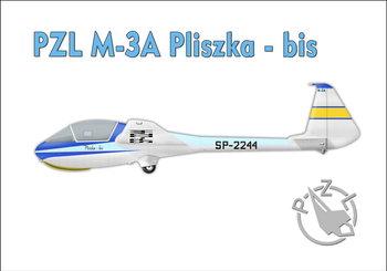 Magnes - Szybowiec PZL M-3A Pliszka - bis