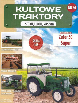 Hachette 1:43 - Kultowe Traktory nr 24 - Zetor 50 Super