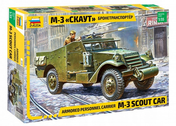 Zvezda 3519 - 1:35 M-3 Scout armored car