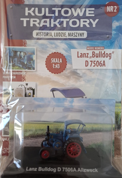 Hachette 1:43 - Kultowe Traktory nr 2 - Lanz Bulldog D 7506A Allzweck