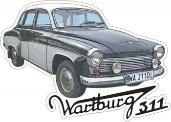 Magnes - Samochód Wartburg 311
