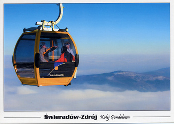 Pocztówka - Kolej gondolowa - Świeradów-Zdrój