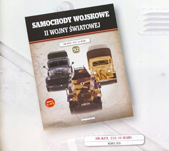 Sd.Kfz. 231 (6-Rad) - 1:43 Samochody wojskowe II wojny światowej nr 92