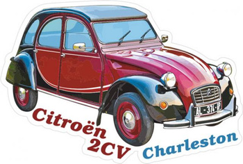 Magnes  - Samochód Citroën 2CV Charleston