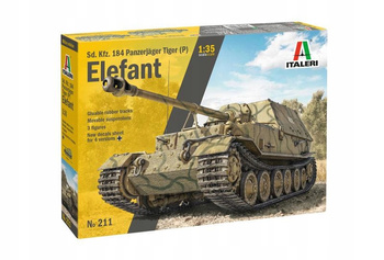 Italeri 0211 - 1:35 Sd.Kfz. 184 Panzerjager Tiger (P) Elefant