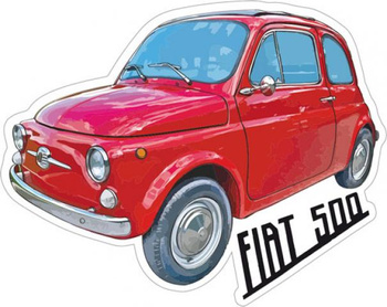 Magnes - Samochód Fiat 500