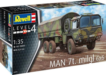 Revell 03291 - 1:35 German Truck MAN 7t. Milgl. 6x6