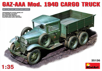 MiniArt 35136 - 1:35 GAZ-AAA Mod. 1940 CARGO TRUCK