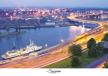 Pocztówka - Statek szkolno-badawczy NAWIGATOR XXI - Szczecin