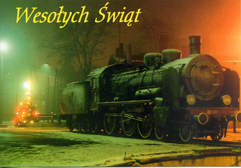 Pocztówka - Parowóz Ok1-359