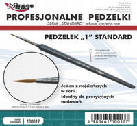 Pędzelek Mirage Hobby 100017 Standard rozmiar 1 (włosie syntetyczne)