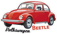 Magnes - Samochód Volkswagen Beetle