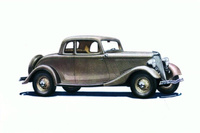 Pocztówka - Samochód Ford V-8 De Luxe Coupe 1934