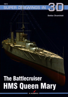 The Battlecruiser HMS Queen Mary - Kagero Super Drawings in 3D