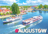 Pocztówka - Statki pasażerskie SERWY i SWOBODA - Augustów