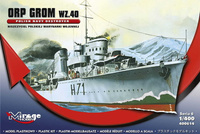 Mirage 400614 - 1:400 Polski niszczyciel ORP GROM wz. 40