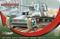 Mirage 726020 - 1:72 Fiński czołg lekki T-26/45 Psv.K/38 z armatą czołgową 45 mm M/38