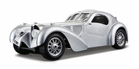 Bburago 18-22092 - 1:24 Samochód Bugatti Atlantic 1936 Silver