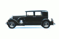Pocztówka - Samochód Packard Standard V8 8-33 Club Sedan 1928
