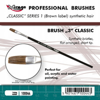 Pędzelek Mirage Hobby 100044 Płaski High Quality Classic seria 1 rozmiar 3
