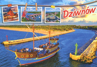 Pocztówka - Statek wycieczkowy KORSARZ - Dziwnów