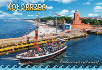 Pocztówka - Statek wycieczkowy PIRAT - Kołobrzeg