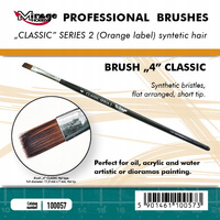 Pędzelek Mirage Hobby 100057 Płaski Professional Classic seria 2 rozmiar 4