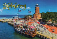 Pocztówka - Statek wycieczkowy SANTA MARIA - Kołobrzeg