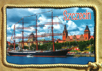 Pocztówka - Żaglowiec SEDOV - Szczecin