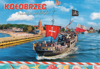 Pocztówka - Statek wycieczkowy SANTA MARIA - Kołobrzeg