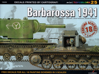 Barbarossa 1941 (kalkomania) - Kagero miniTopColors No. 25