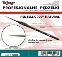 Pędzelek Mirage Hobby 100004 Natural rozmiar 00 (włosie naturalne)